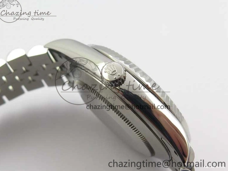 0202 Effortless DateJust 126334 SS Noob 1:1 904L Best Edition White Dial Stick Markers on Jubilee Bracelet A 3160